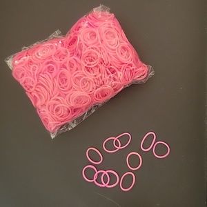 ● Hot Pink Tiny Elastic Bands